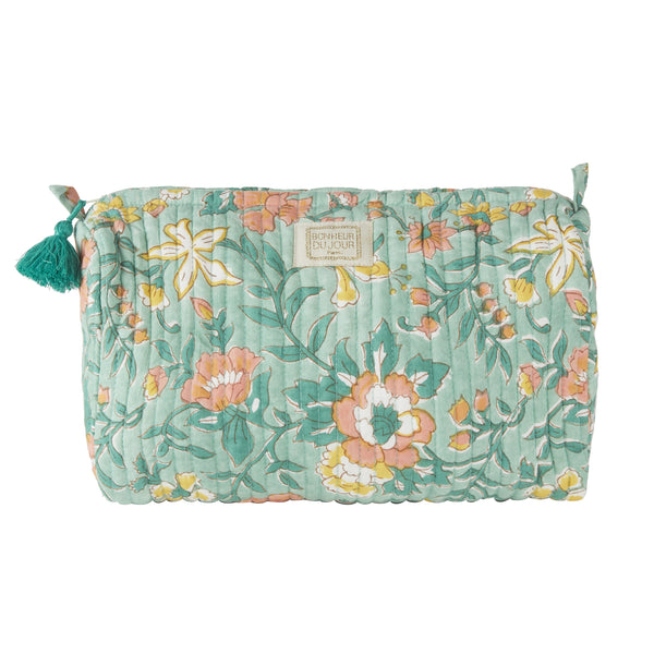 Trousse de Toilette Indienne Blossom vert