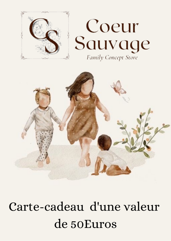 🎁 Carte-cadeau de 50Euros 🎁