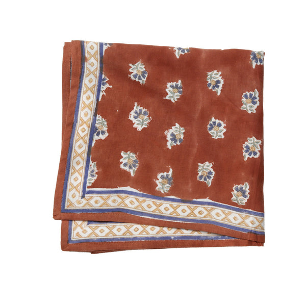 Foulard Indien Belsa Terracotta